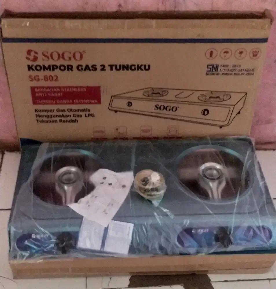 Jual Murah Kompor Gas 2 Tungku