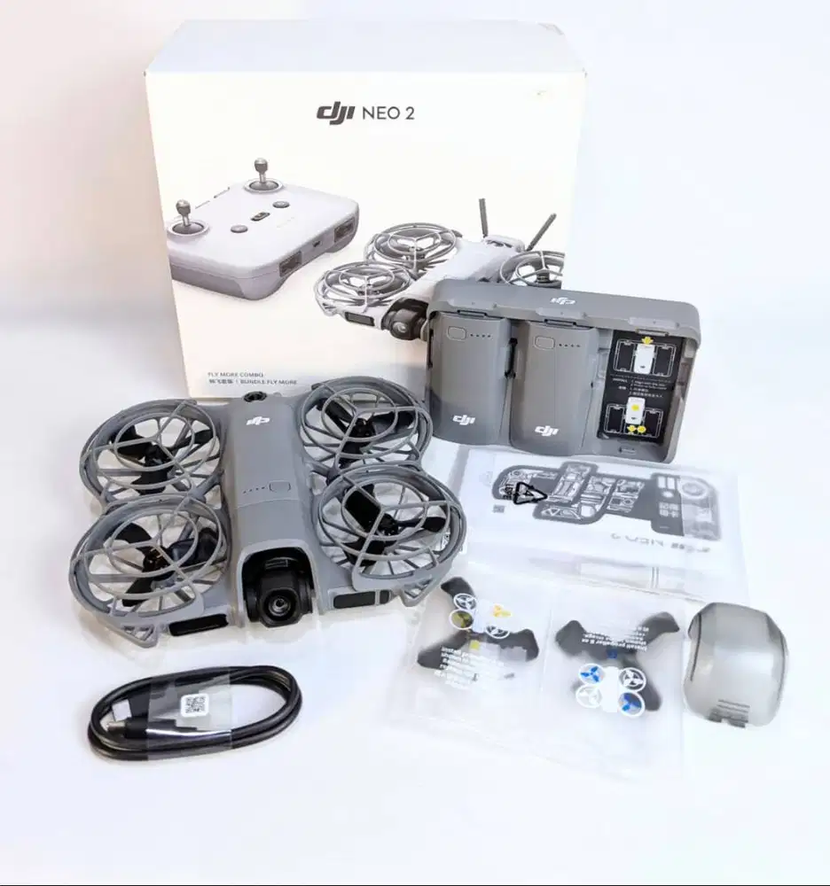 DJI Neo 2 Fly More Combo Drone Only [TANPA RC] 3 Battery Masih Garansi