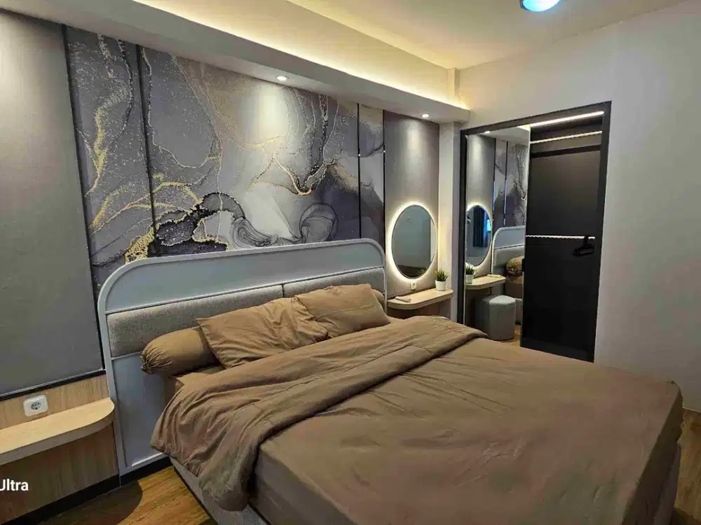 disewakan apartemen puncak permai 2br dijadikan 1br