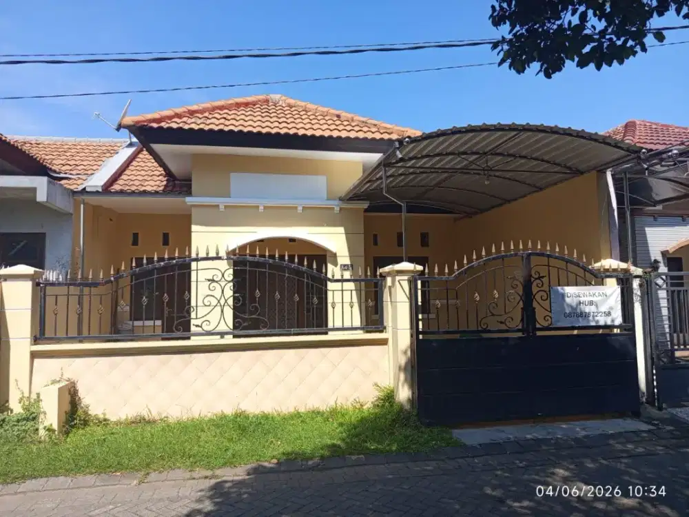 Disewakan Rumah Tinggal