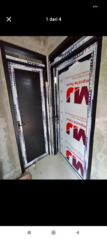 Kusen aluminium dan Kaca