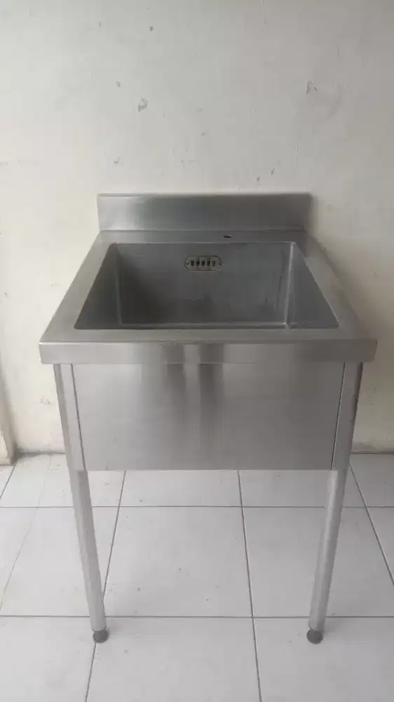 Sink single stainless / bak cuci piring