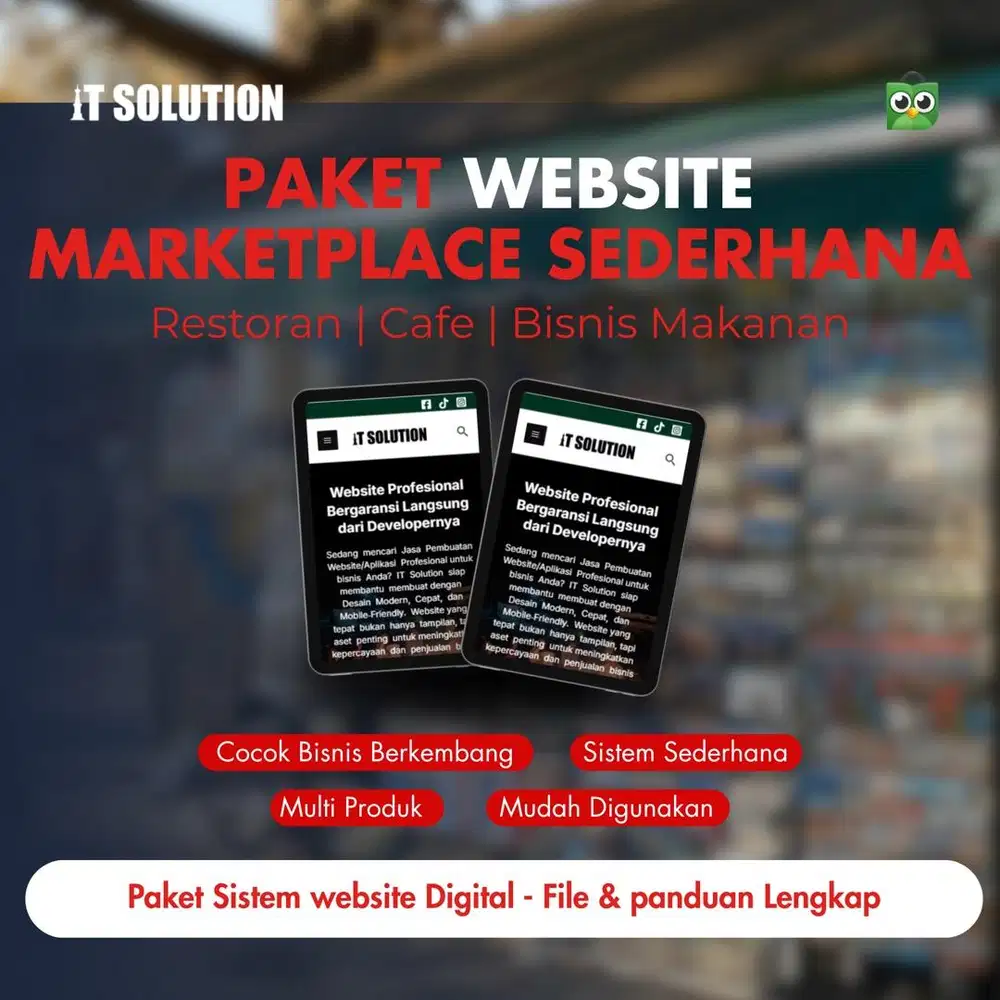 Pembuatan Website Marketplace Profesional dan Sederhana