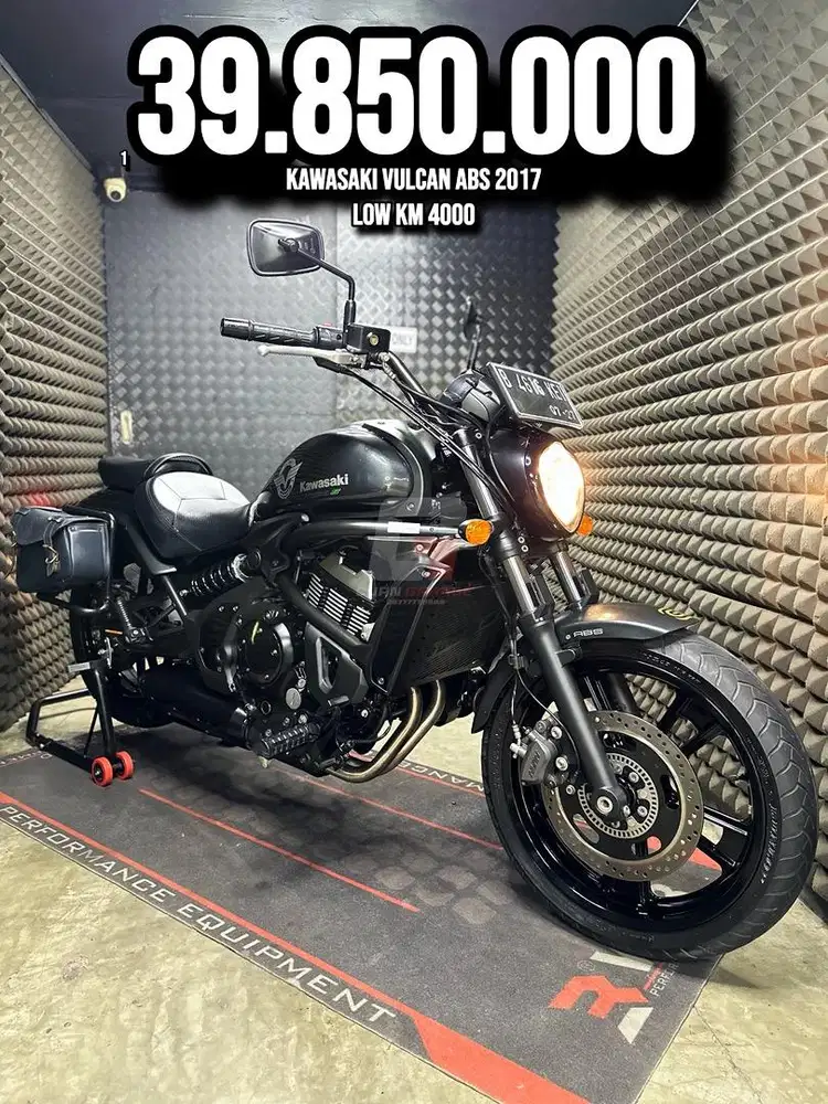 KAWASAKI VULCAN 650 ABS 2017 LOW KM 4XXX PAJAK ON RAWATAN BRO
