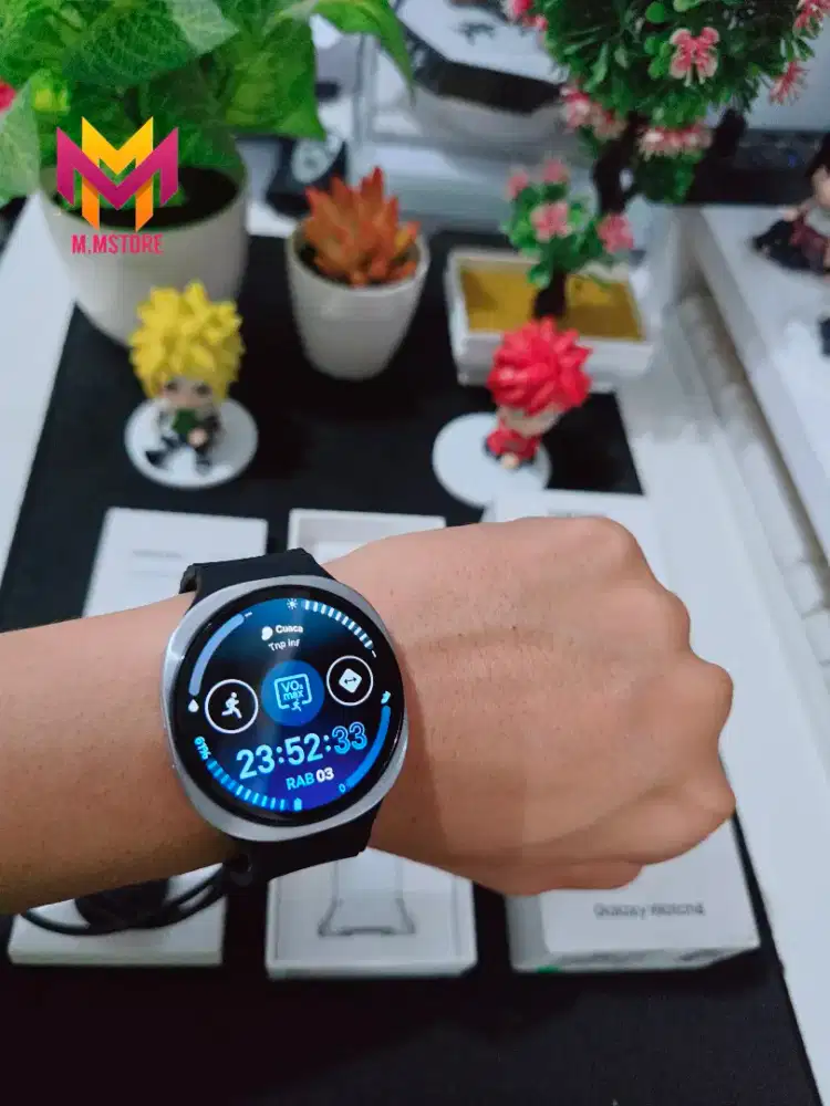 Samsung Galaxy Watch 8 44mm Silver Garansi ON fullset Smartwatch