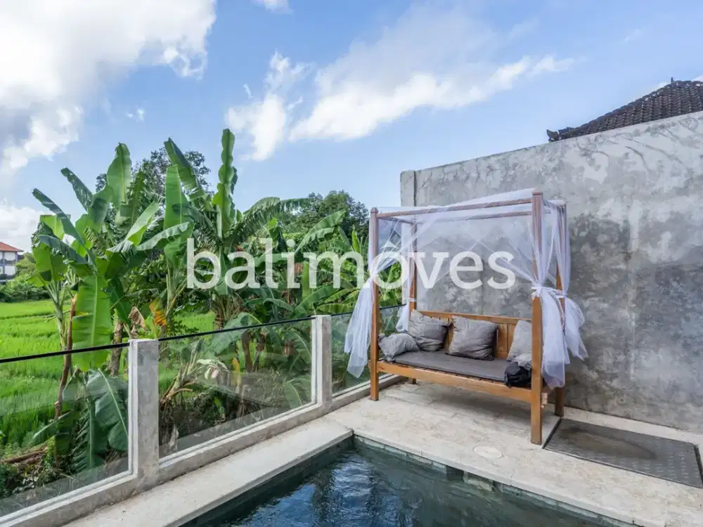 Villa Satu Kamar Tidur dengan Pemandangan Sawah di Batubulan
