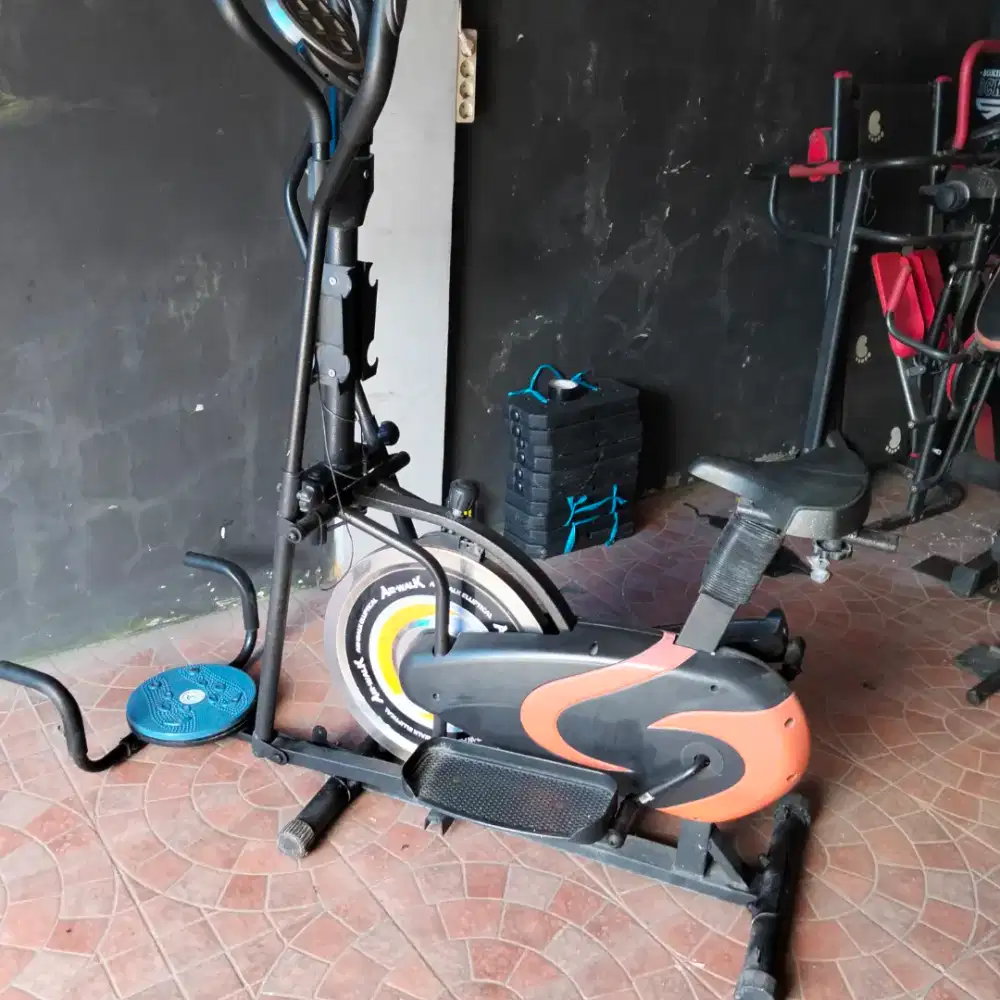 Sepeda statis Orbitrack Alat olahraga fitnes gym