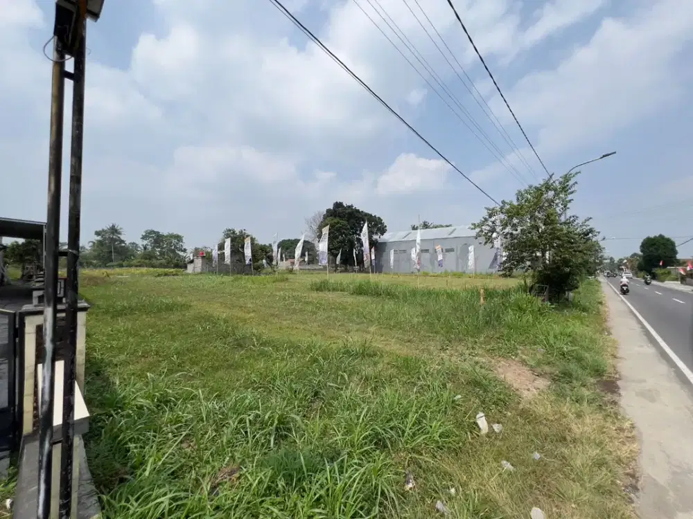 Tanah Palagan Mangju Jalan Raya Dekat Jekamuran Resto SHM
