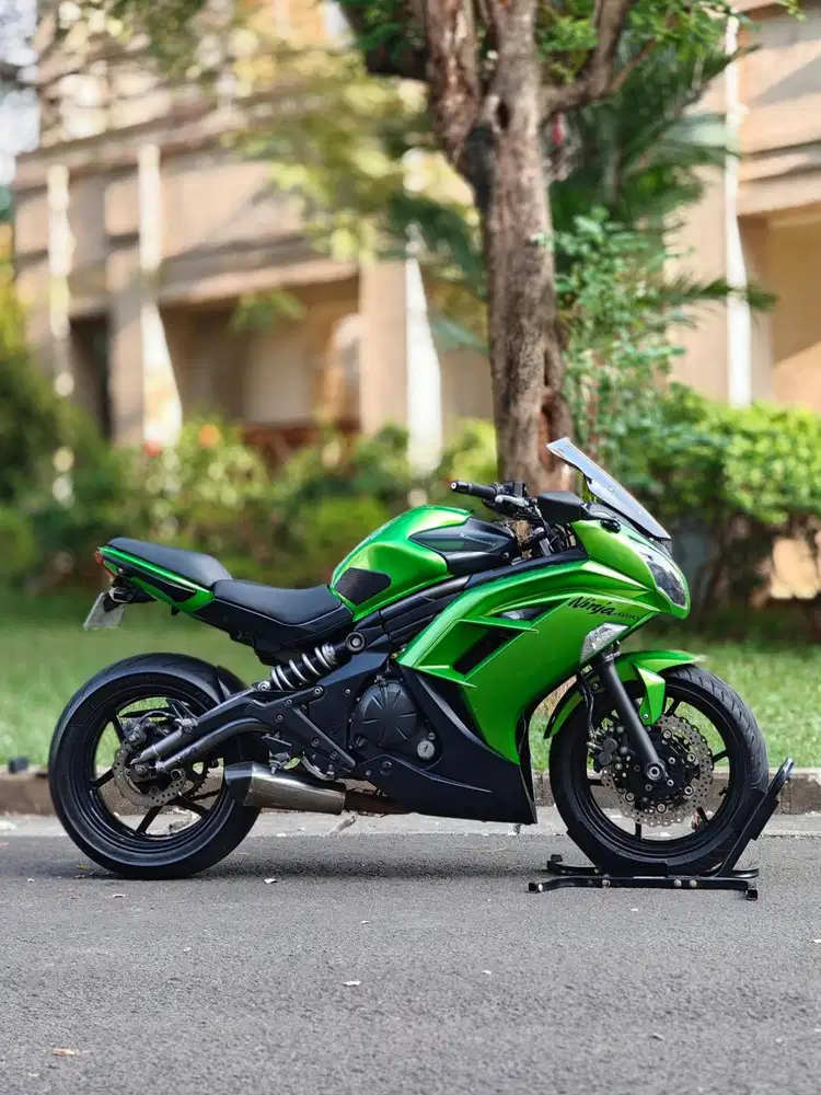 KAWASAKI ER6F 650 2012 HIJAU KM 23K PAJAK HIDUP MULUS SIAP GASS