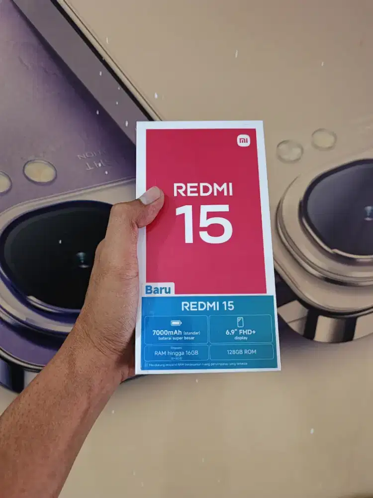 [ Fast respon WA ] Xiaomi Redmi 15 NFC 8+8/128 Garansi resmi 15bln