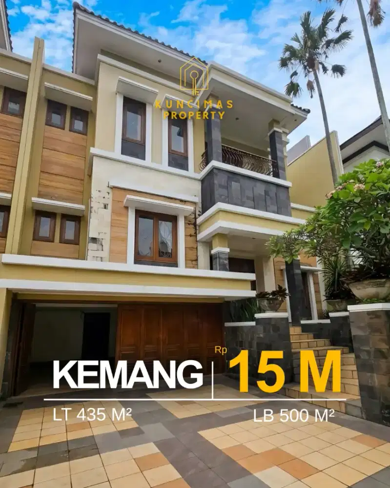 DIJUAL RUMAH KEMANG SUPER LANGKA 
KOMPLEK SUPER PRIVATE