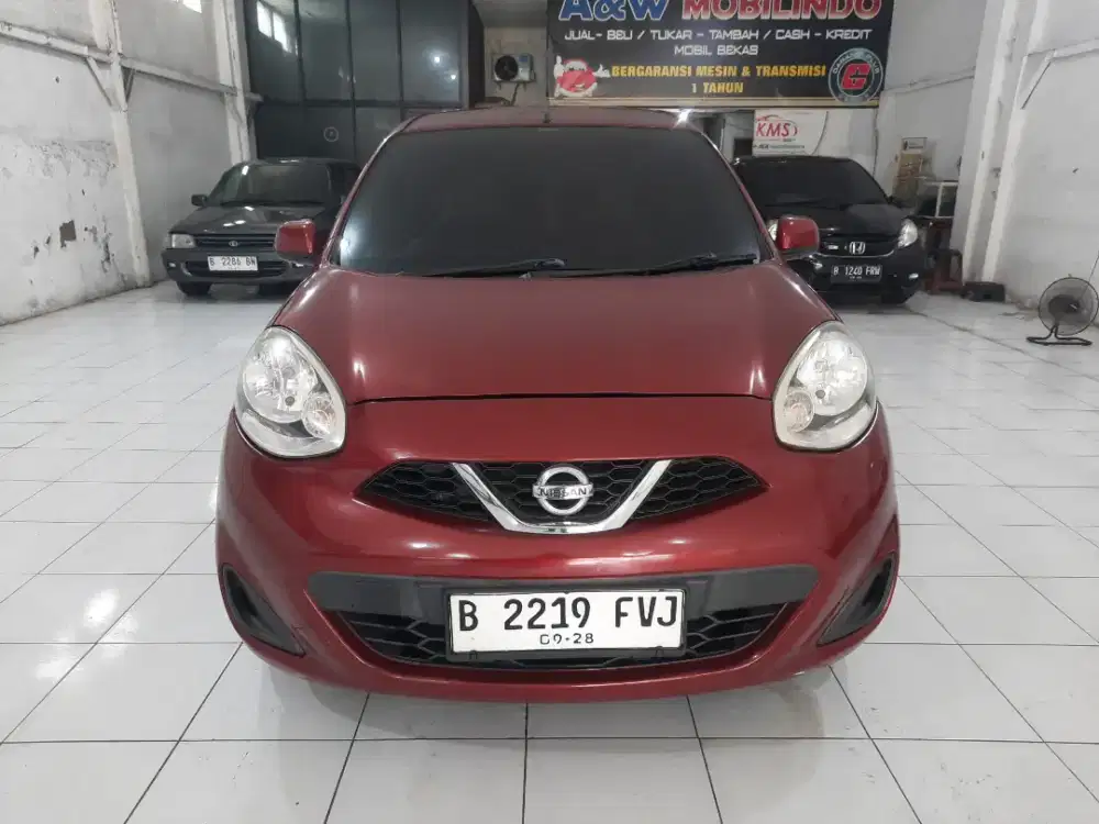 NISSAN MARCH 1.2 L AT 2015 MAROON
