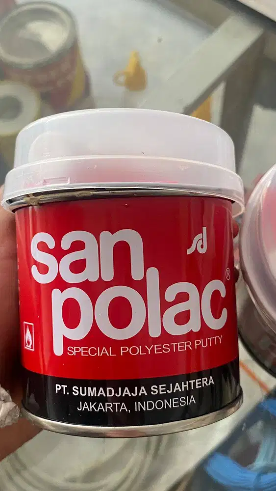 Sanpolac dempul kayu besi plastik POLYMER