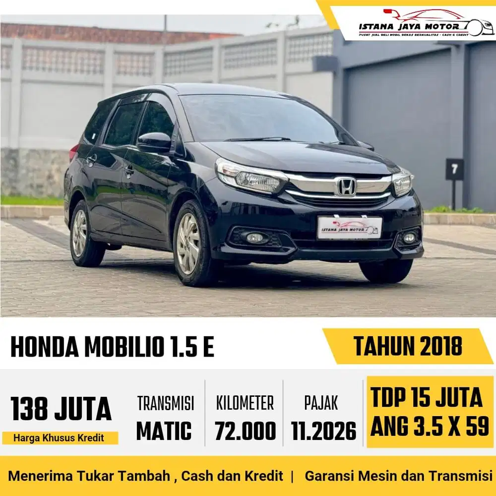 [TANGAN PERTAMA] Honda Mobilio E 1.5 Automatic 2018