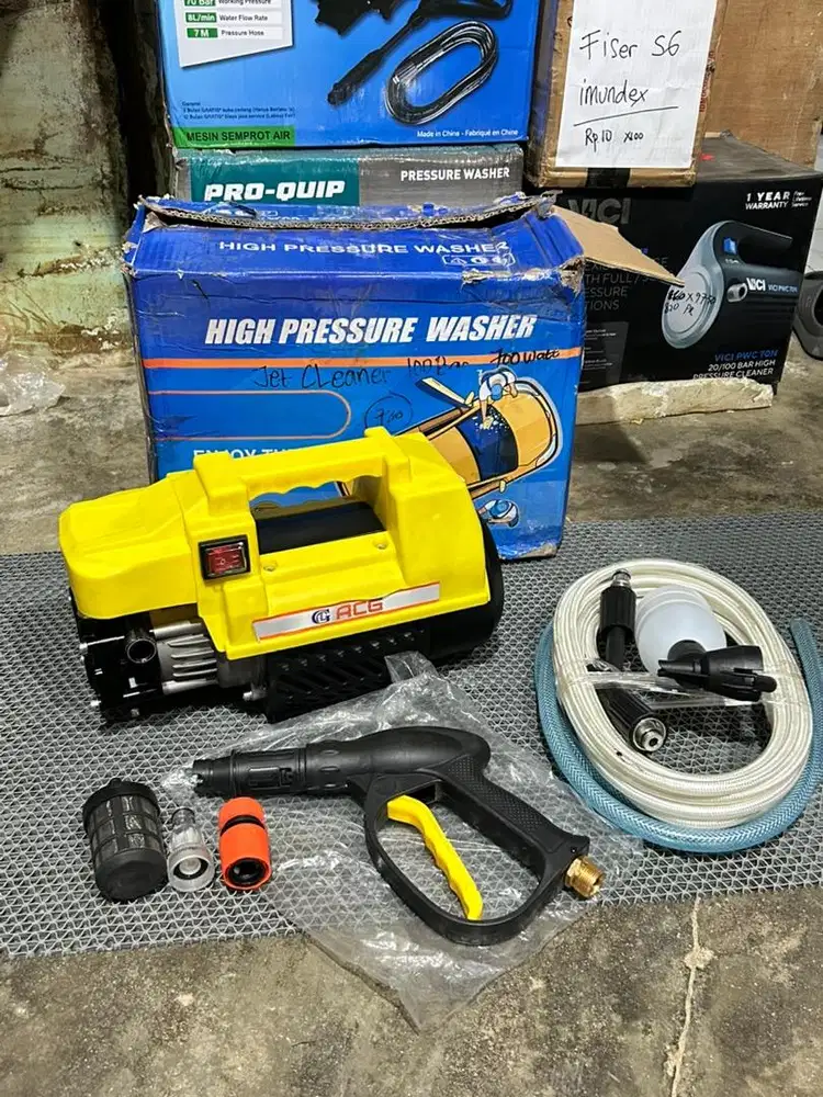 Mesin Jet Cleaner Steam alat High Pressure Washer cuci mobil motor