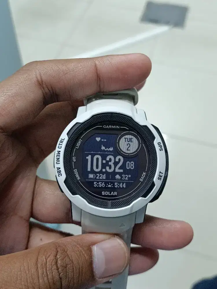 Garmin Instinct 2 Solar Fullset Like New Garansi Mei 2028