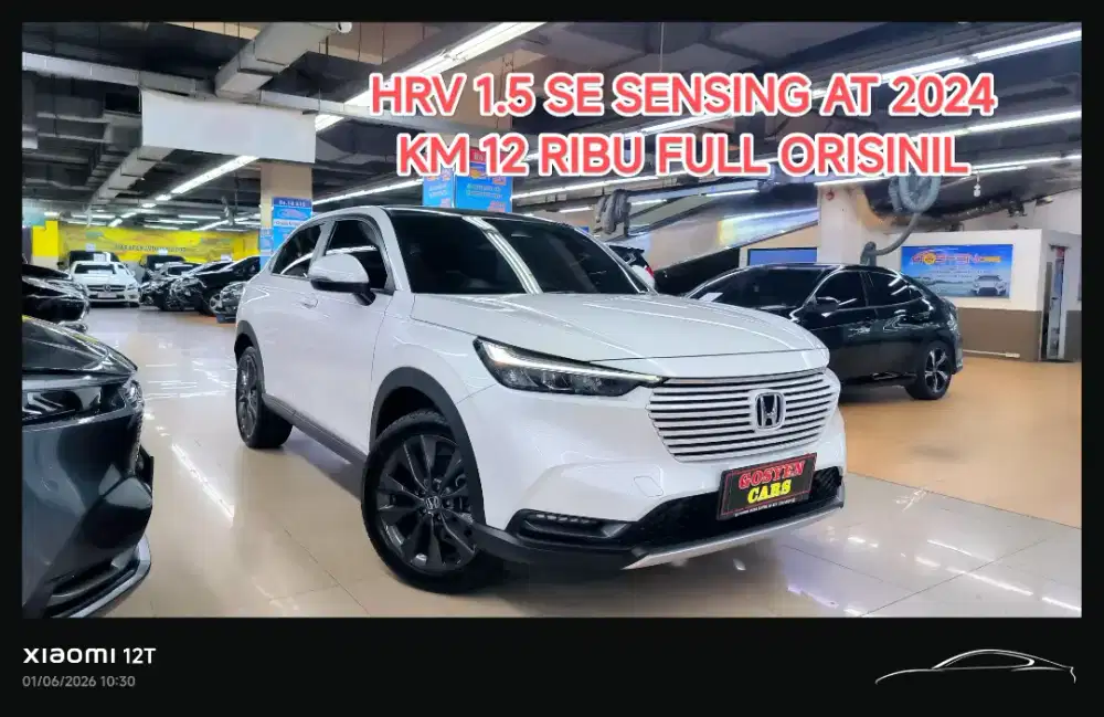 KM 12 ribu HONDA HRV 1.5 SE SENSING AT 2024 ISTIMEWA