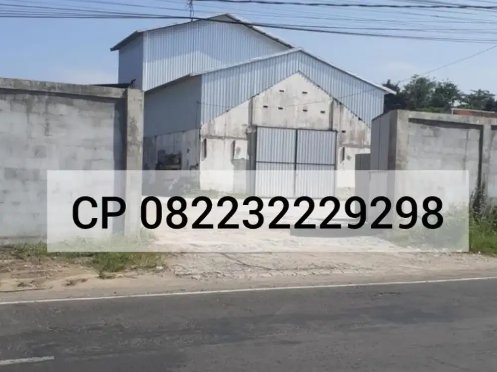 DIJUAL GUDANG STRATEGIS SIAP PAKAI NOL JALAN AJUNG JEMBER
