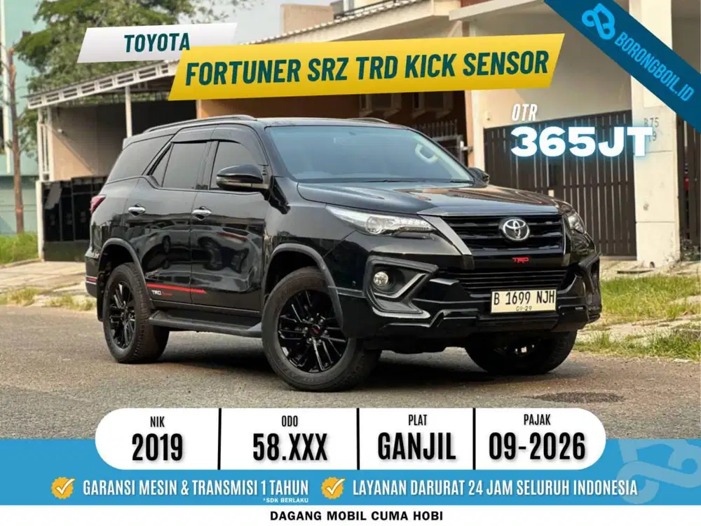 Fortuner 2.7 SRZ TRD Sportivo 2019 Attitude Black Mica
