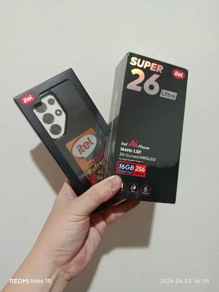 (BARU) iTel S26 Ultra 8/256, SEGEL Garansi Resmi, Bisa COD