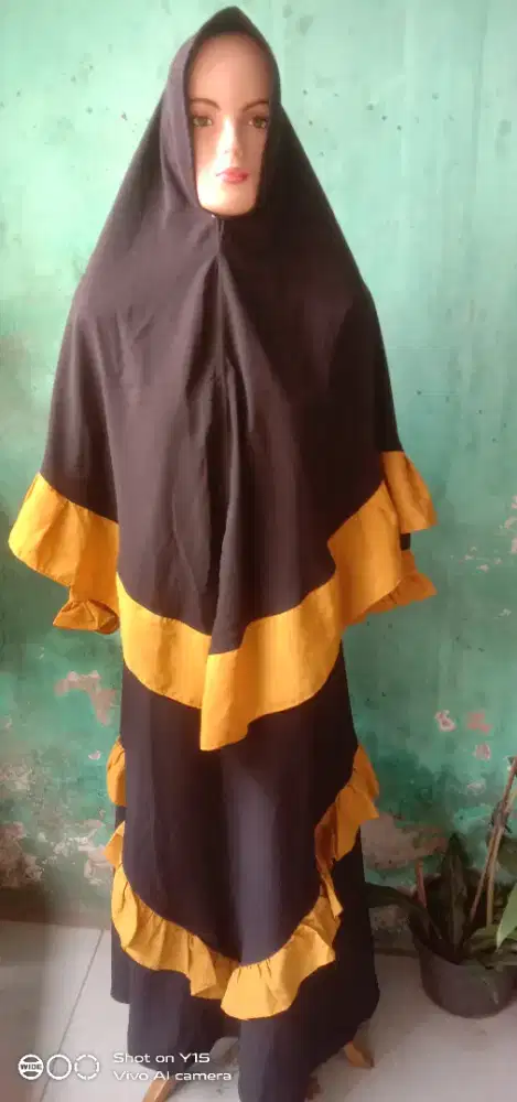 Baju muslim abaya moderen , size S