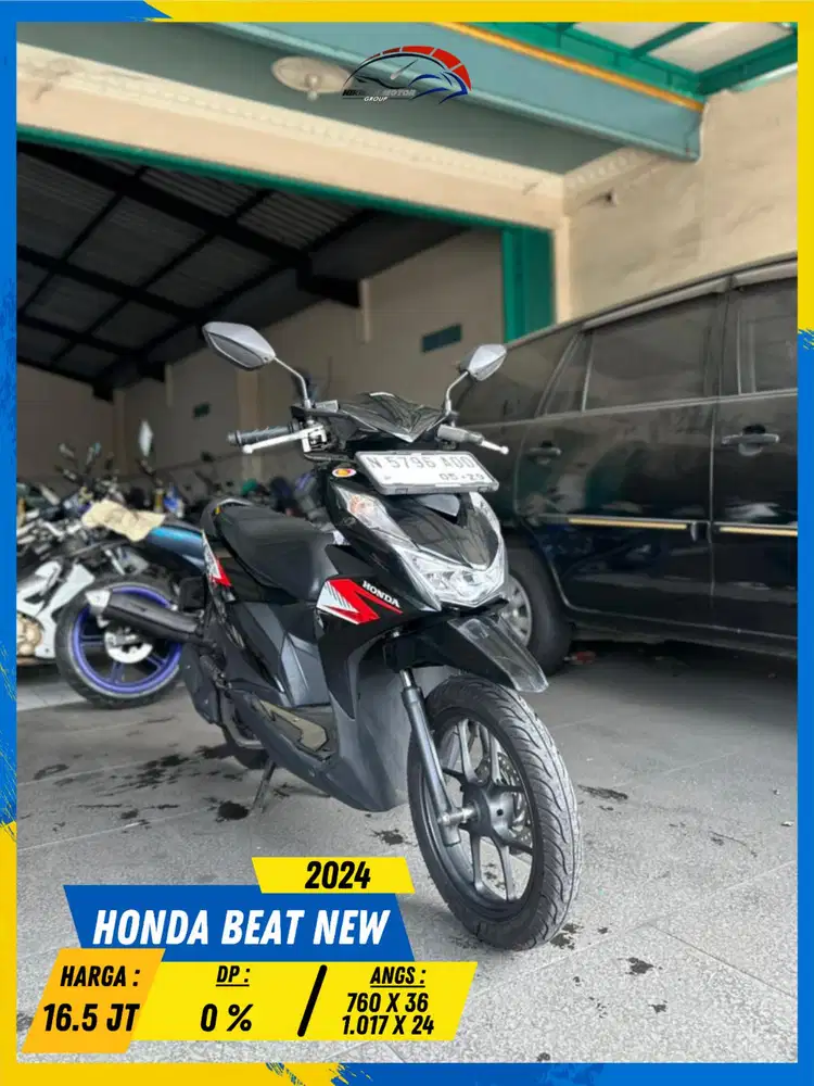 HONDA BEAT NEW 2024 MESIN AMAN POLL MASZEHH HIKMAH MOTOR KEPUH MALANG