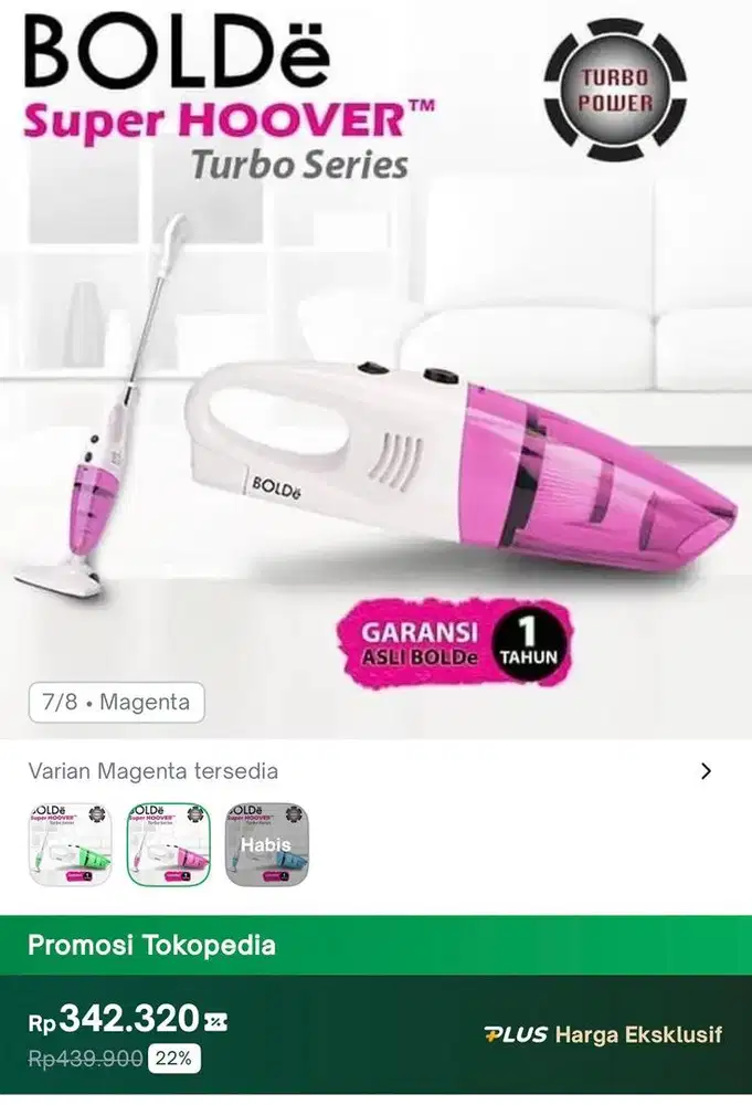 Vacum Cleaner preloved