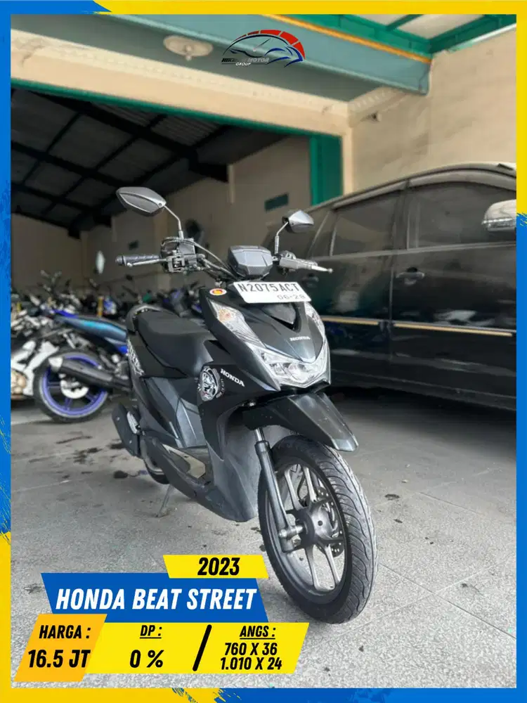 HONDA BEAT STREET 2023 LIKE NEW BOSSKU HIKMAH MOTOR KEPUH MALANG