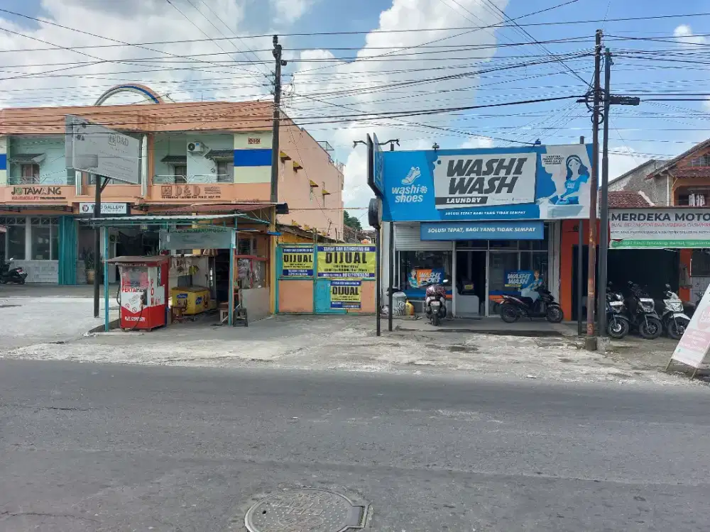 Tanah Bangunan Pinggir jalan Raya Dalam Kota