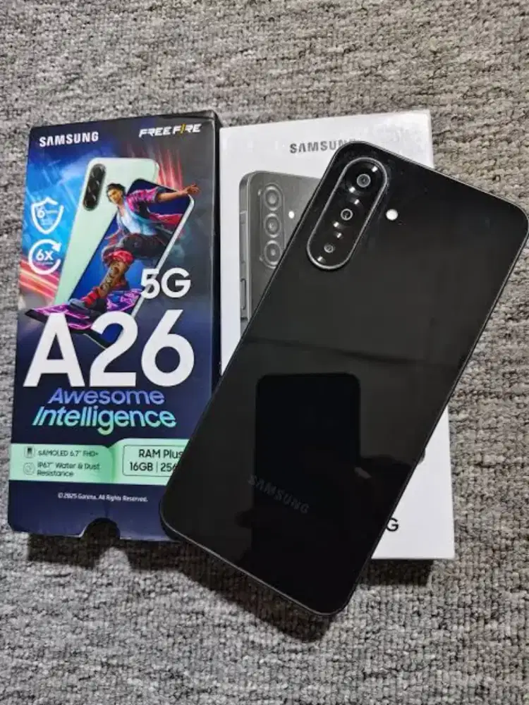 Samsung a26 5g 258 gb full hitam