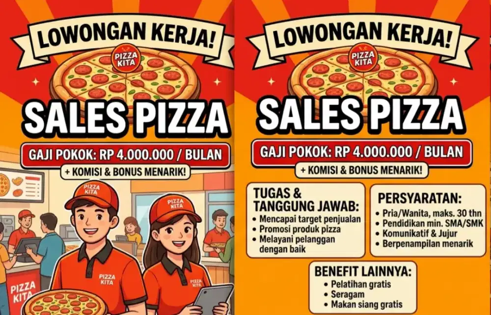 sales pizza keliling