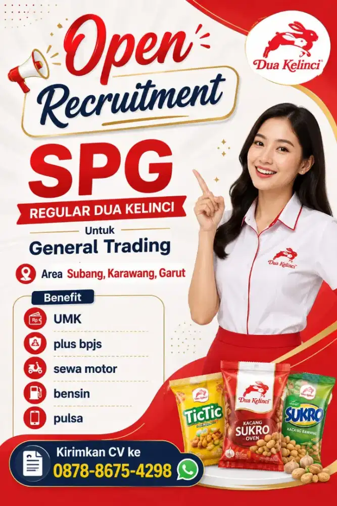 Open recruitment Dua Kelinci