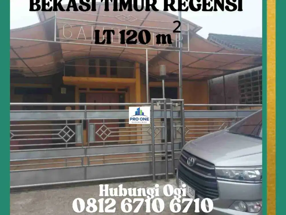 [LT 120 m²] Rumah Bekasi Timur Regensi/Regency
