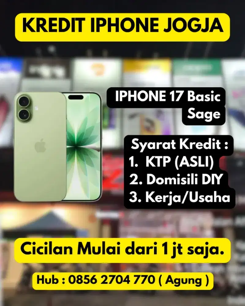 KREDIT IPHONE 16 | DP BISA 0% | BUNGA BISA 0% | ANGSURAN BULAN DEPAN