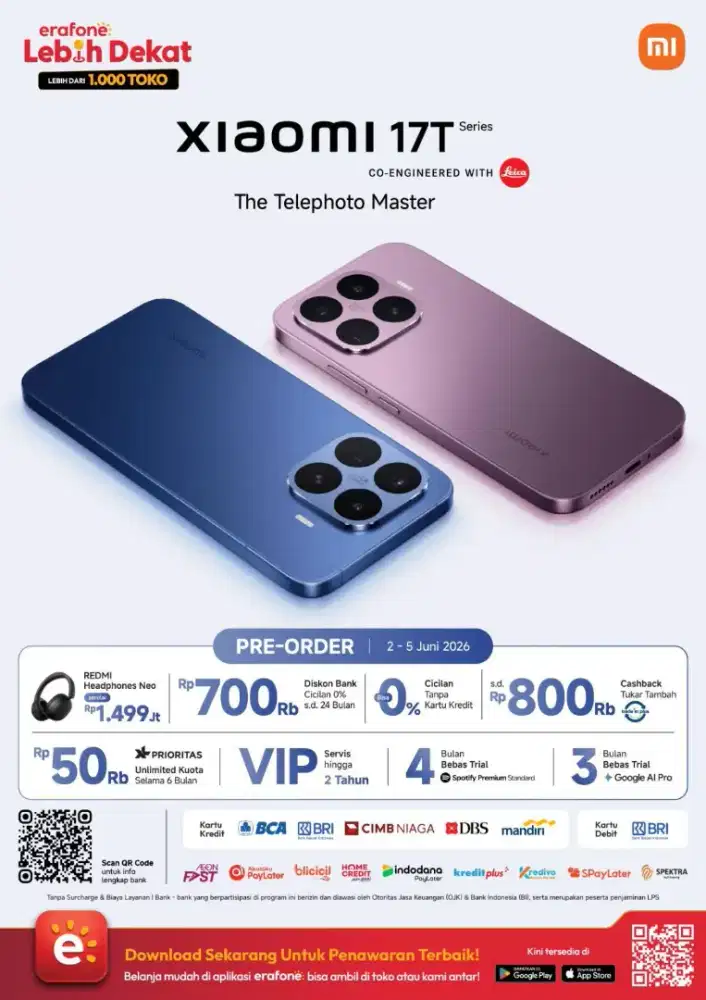 Pre-order Xiaomi 17T Hadir! Performa Ngebut, Kamera kolaborasi Leica