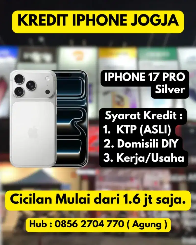 KREDIT IPHONE 17 PRO | DP BISA 0% | BUNGA BISA 0%