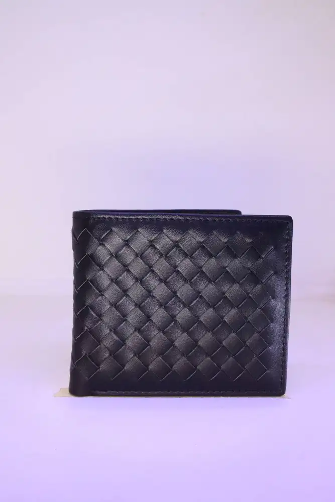 DOMPET BOTTEGA VENETA STYLE INTRECCIATO BLACK DP-0029