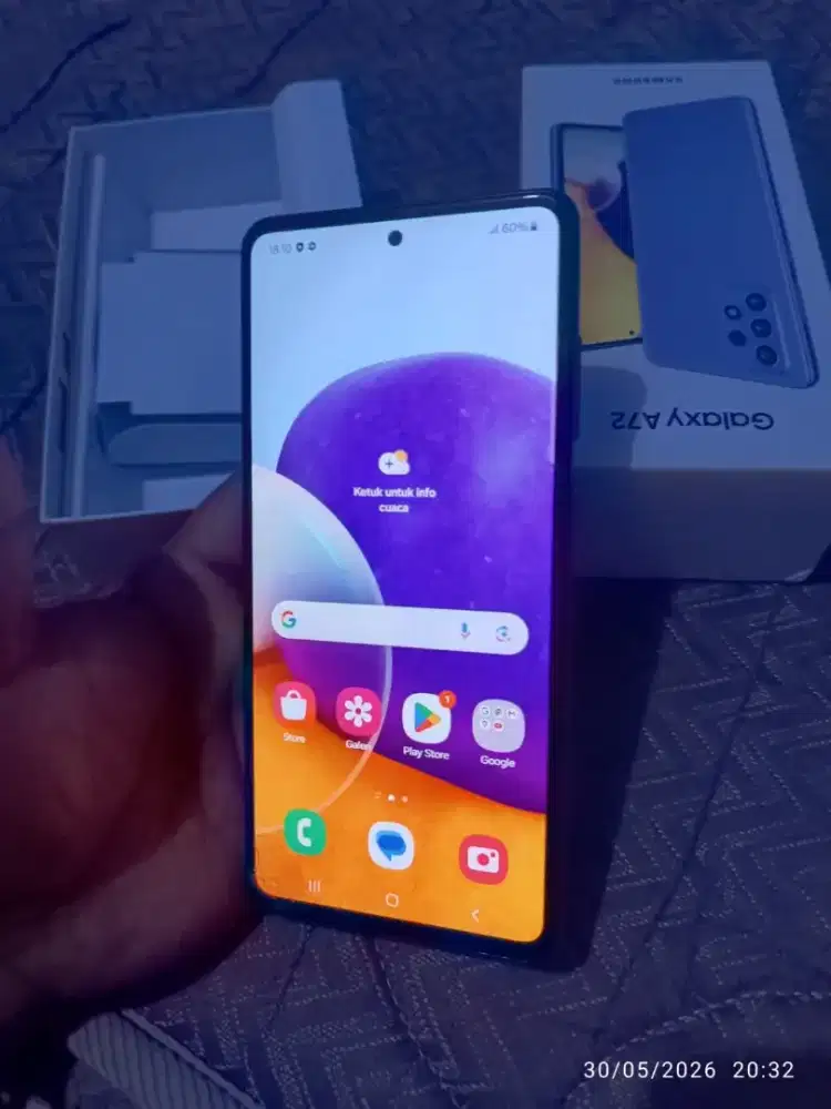 Samsung a72 8/128gb fullset ori sein