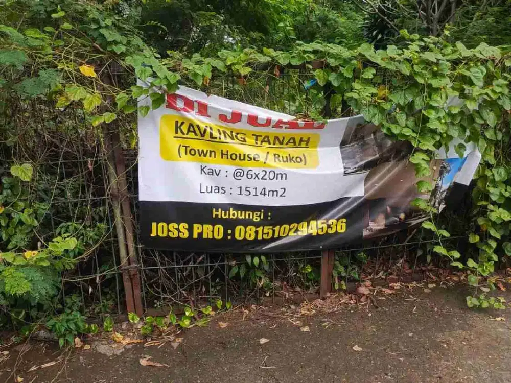 BU.  tanah dijual murah dari pasaran daerah elite