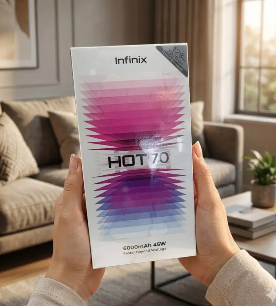 INFINIX HOT 70 12/128 GB BLUE NEW SEGEL