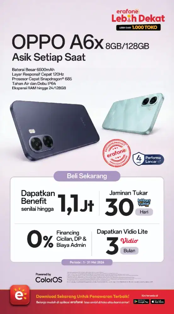 Oppo a6x ram 12/128