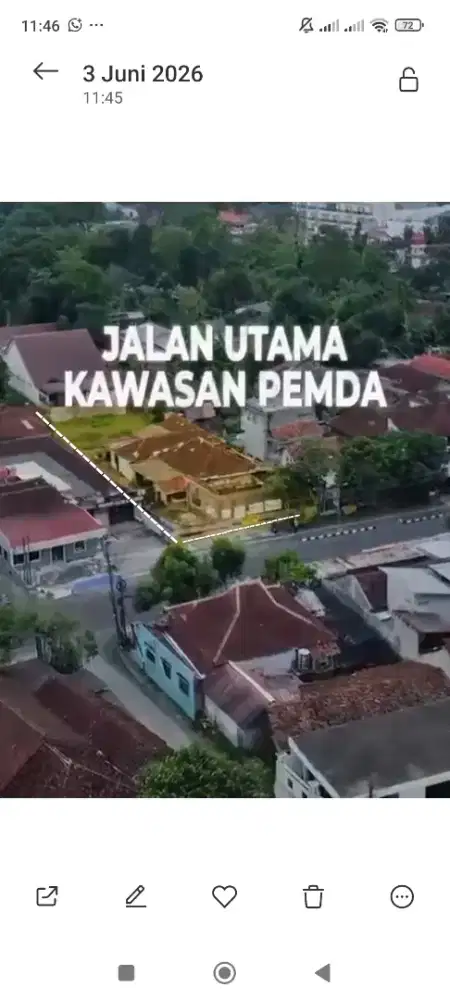 JUAL TANAH MURAH UTARA KANTOR KABUPATEN  SLEMAN