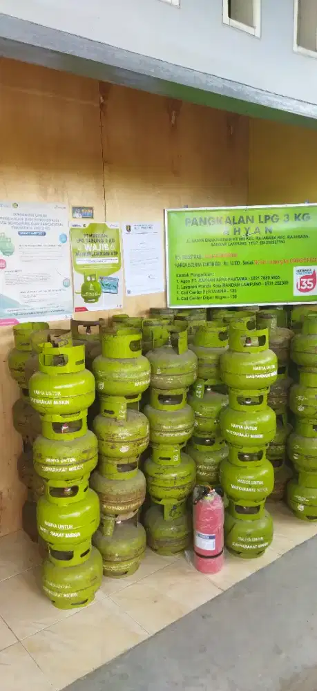 Di jual pangkalan gas husus daerah raja basa jaya. Punya sendiri