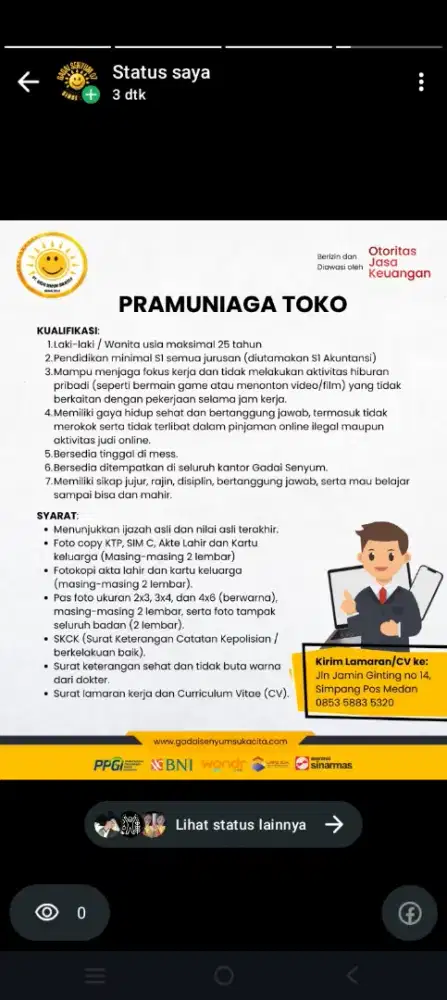 Lowongan pekerjaan