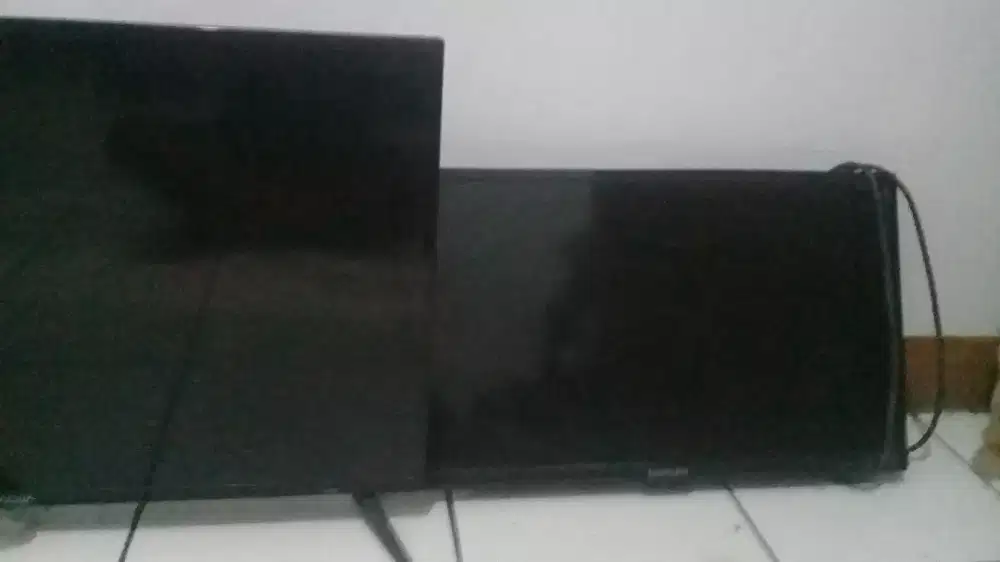 Dijual tv led bekas dan tidak nyala
