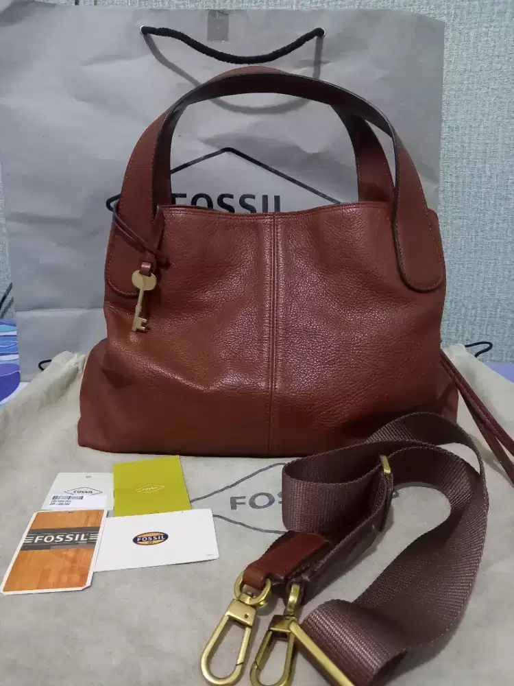 Tas Fossil Maya Sachel Brown Authentic