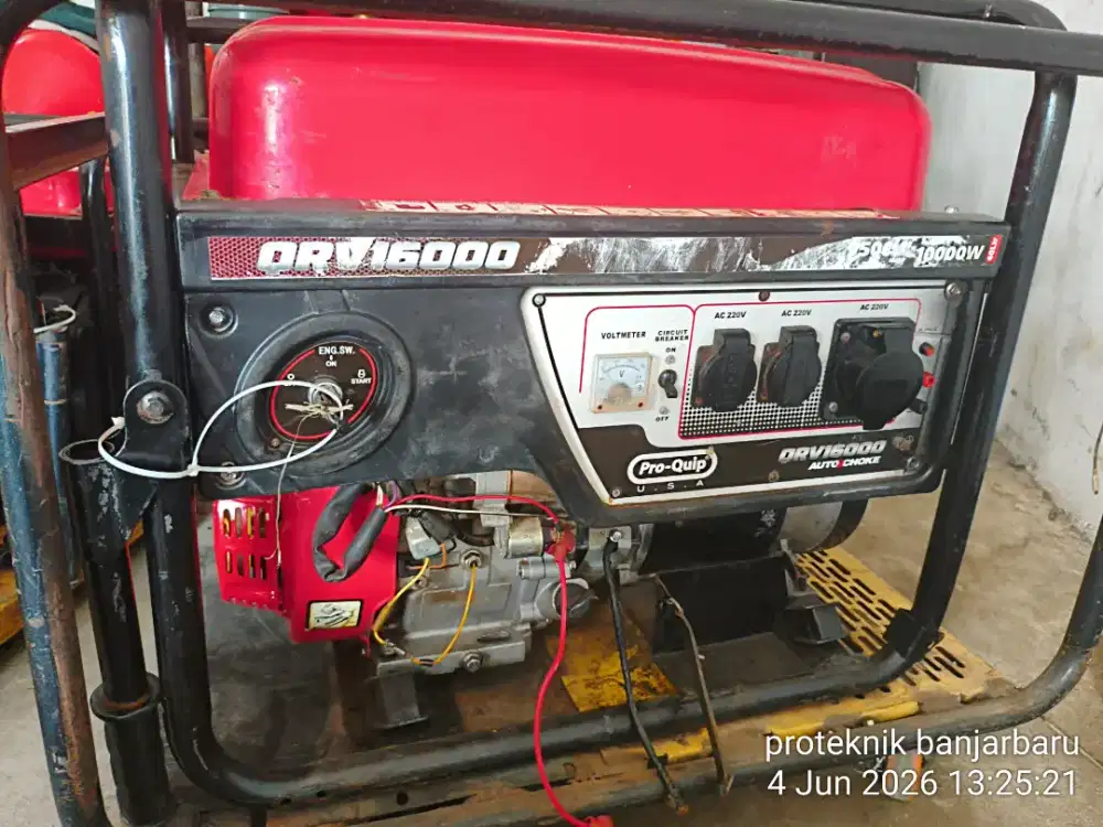 Genset proquip QRV16000 kapasitas 10.000 watt maksimal