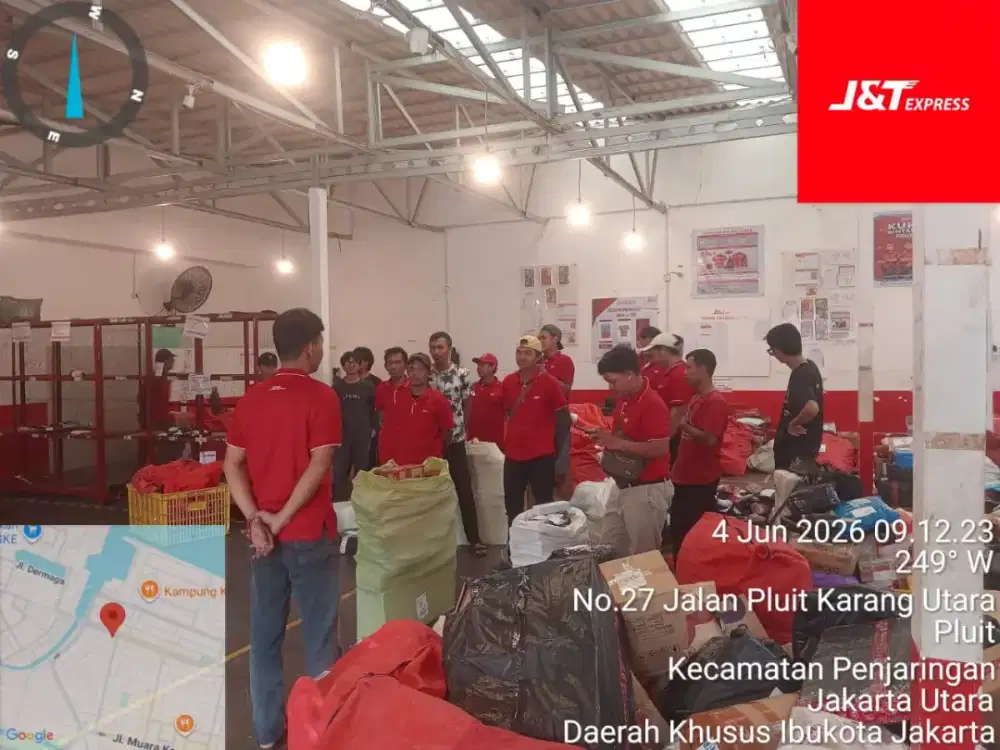 Lowongan Kurir J&T untuk area Pluit Penjaringan