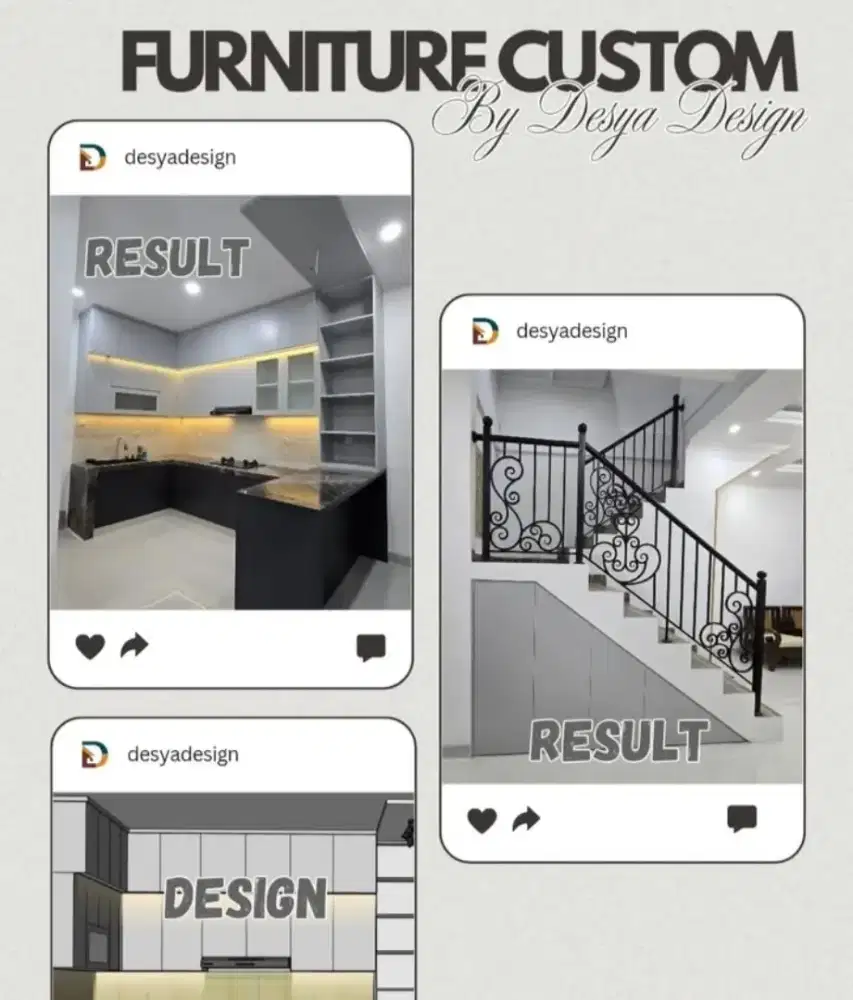 Pembuatan furniture interior/intalasi listrik/renovasi bangunan dll