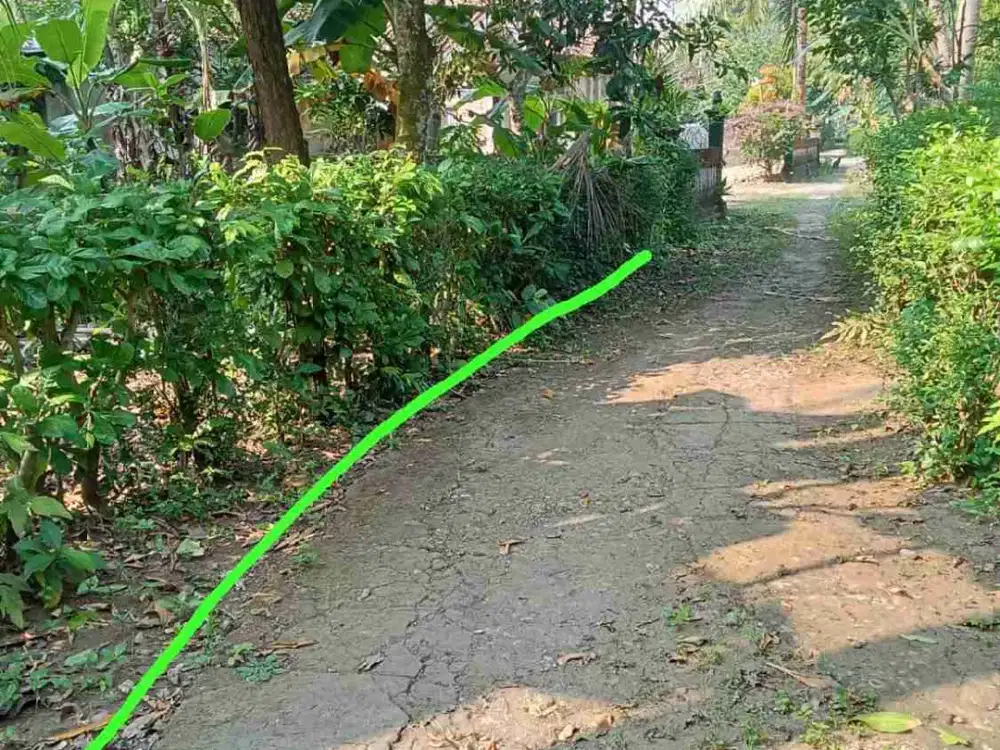 Tanah Dijual Dekat Pasar Bendungan Wates